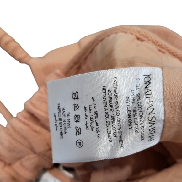 Jonathan SIMKHAI Enya Crop Top in Sorbet Size 4 NWT - Picture 9 of 9